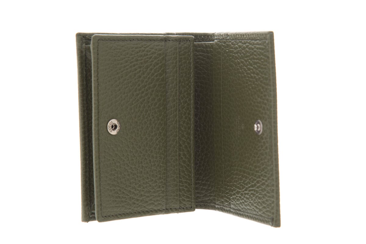 Gucci Green Compact Leather Wallet