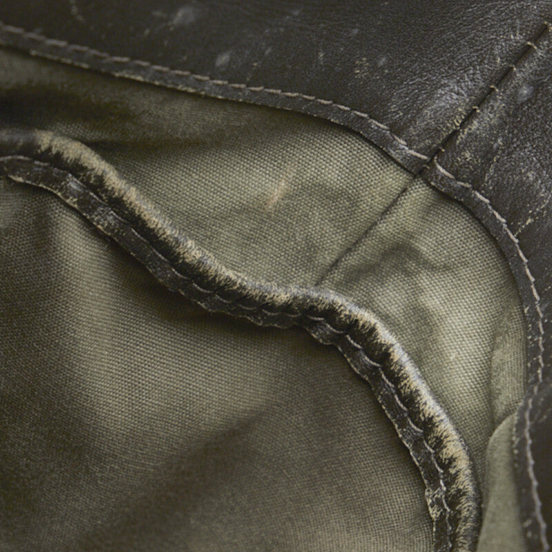 Louis Vuitton Louis Vuitton M92681 Monogram Mini T-Bag Linen/Leather Green Dark Brown  T-Bag