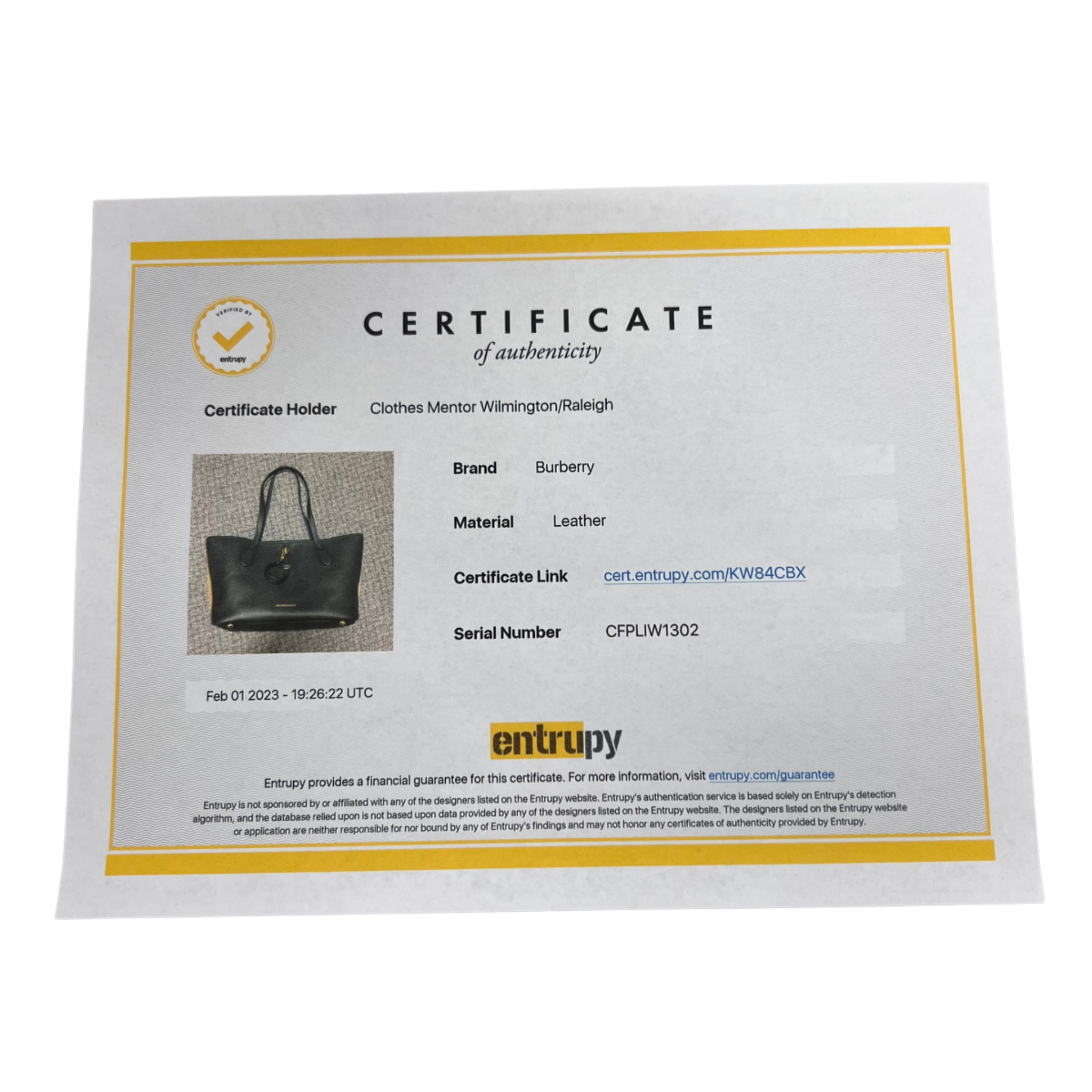Handbag Designer By Burberry  Size: Medium