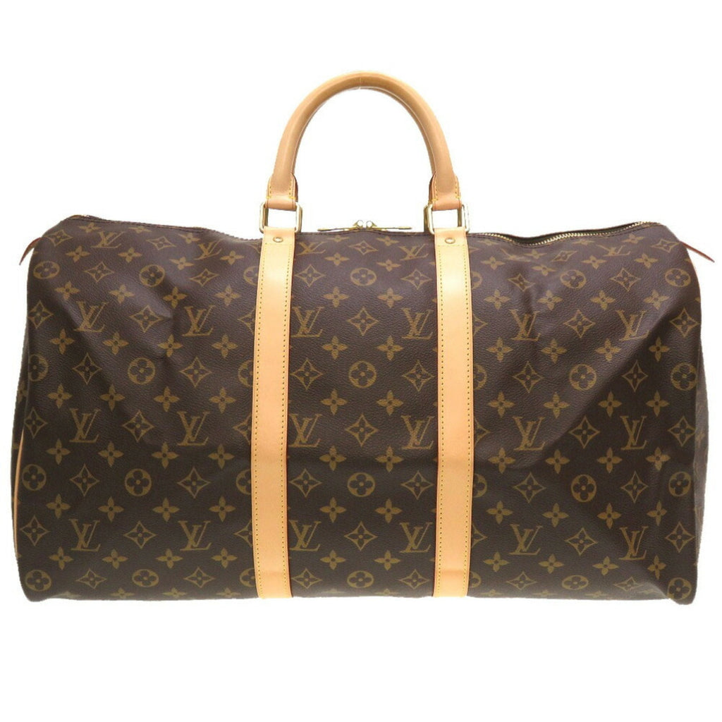 Louis Vuitton Brown Canvas Keepall 50 travel bag