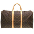 Louis Vuitton Brown Canvas Keepall 50 travel bag