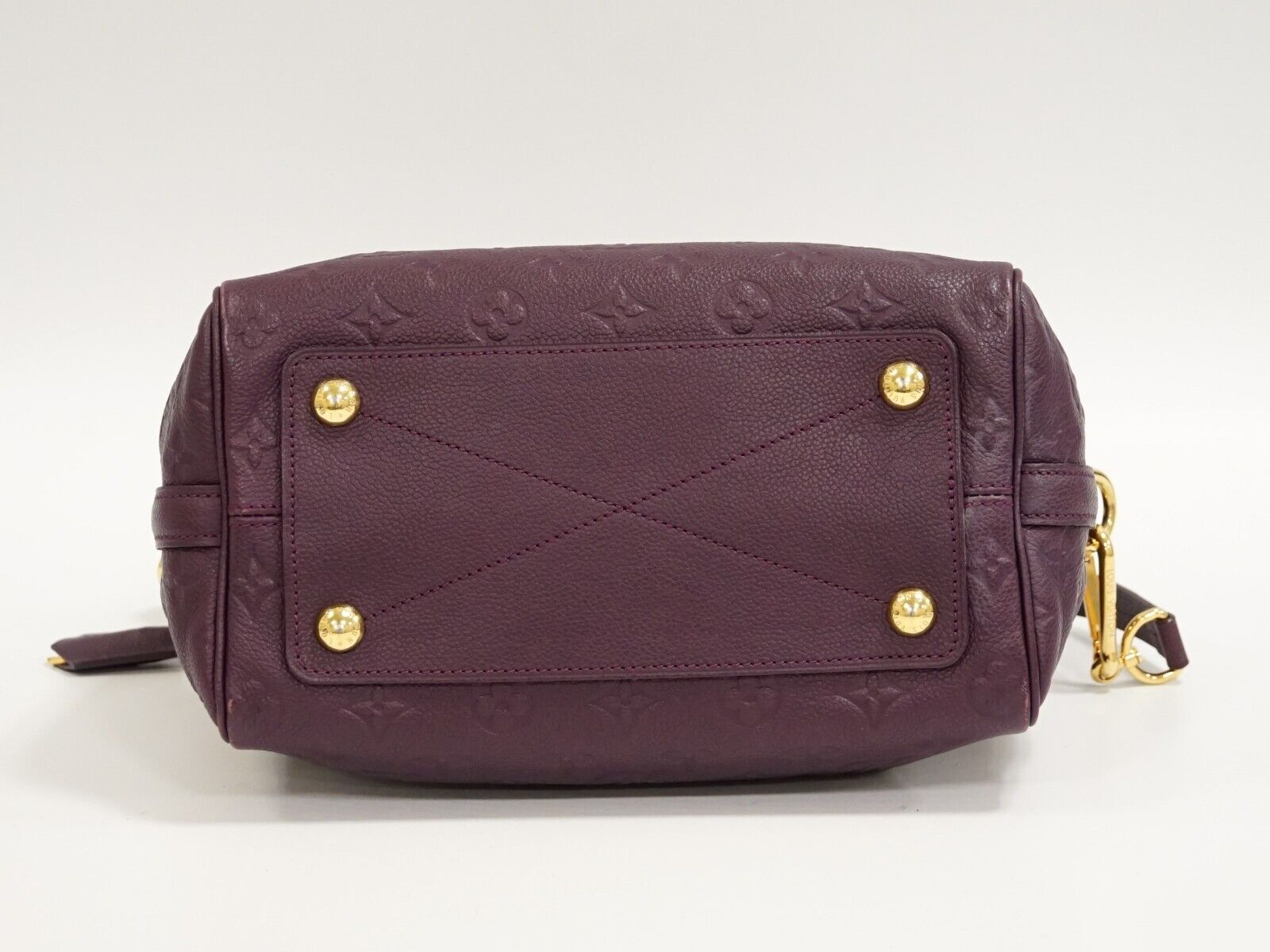 Louis Vuitton Purple Leather Speedy 25 handbag bag