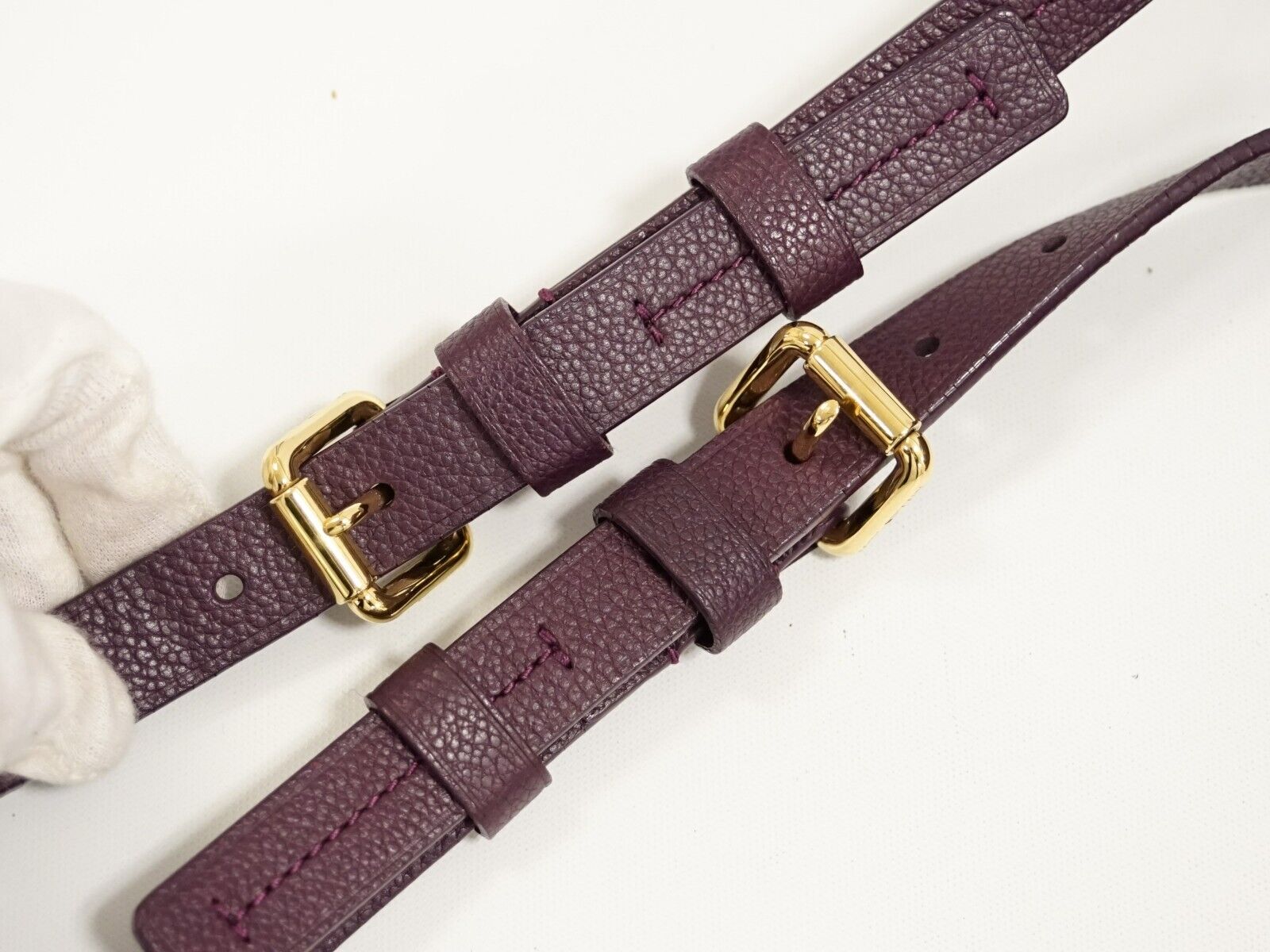 Louis Vuitton Purple Leather Speedy 25 handbag bag