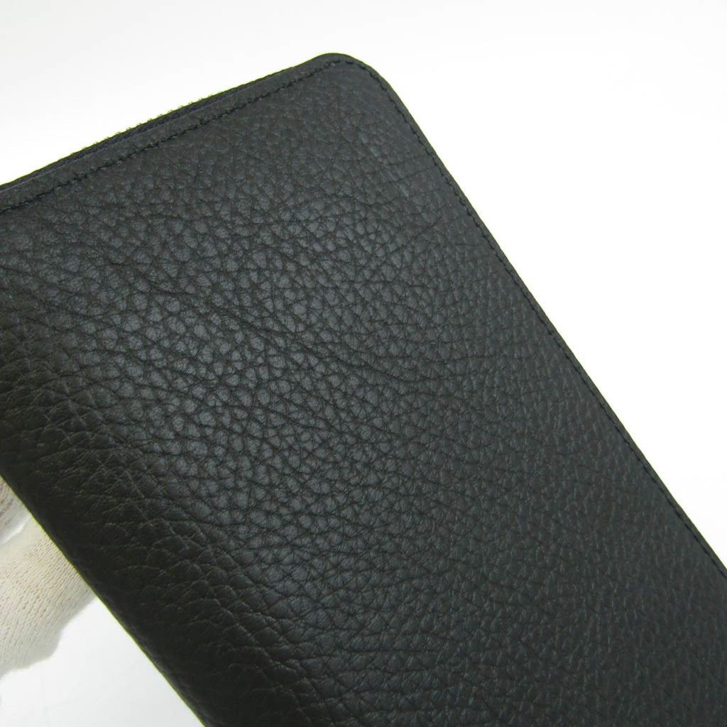 Louis Vuitton Black Leather Zippy Wallet Vertical wallet accessories