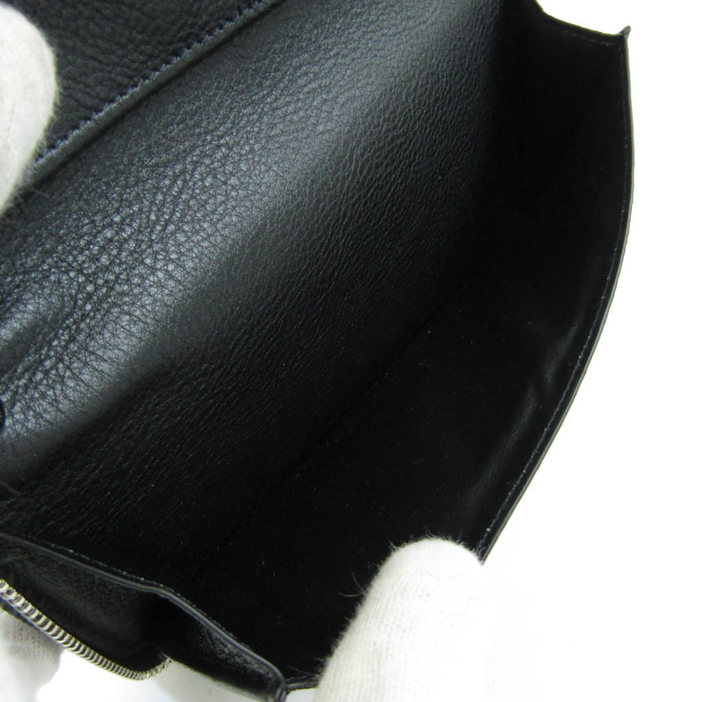 Louis Vuitton Black Leather Zippy Wallet Vertical wallet accessories