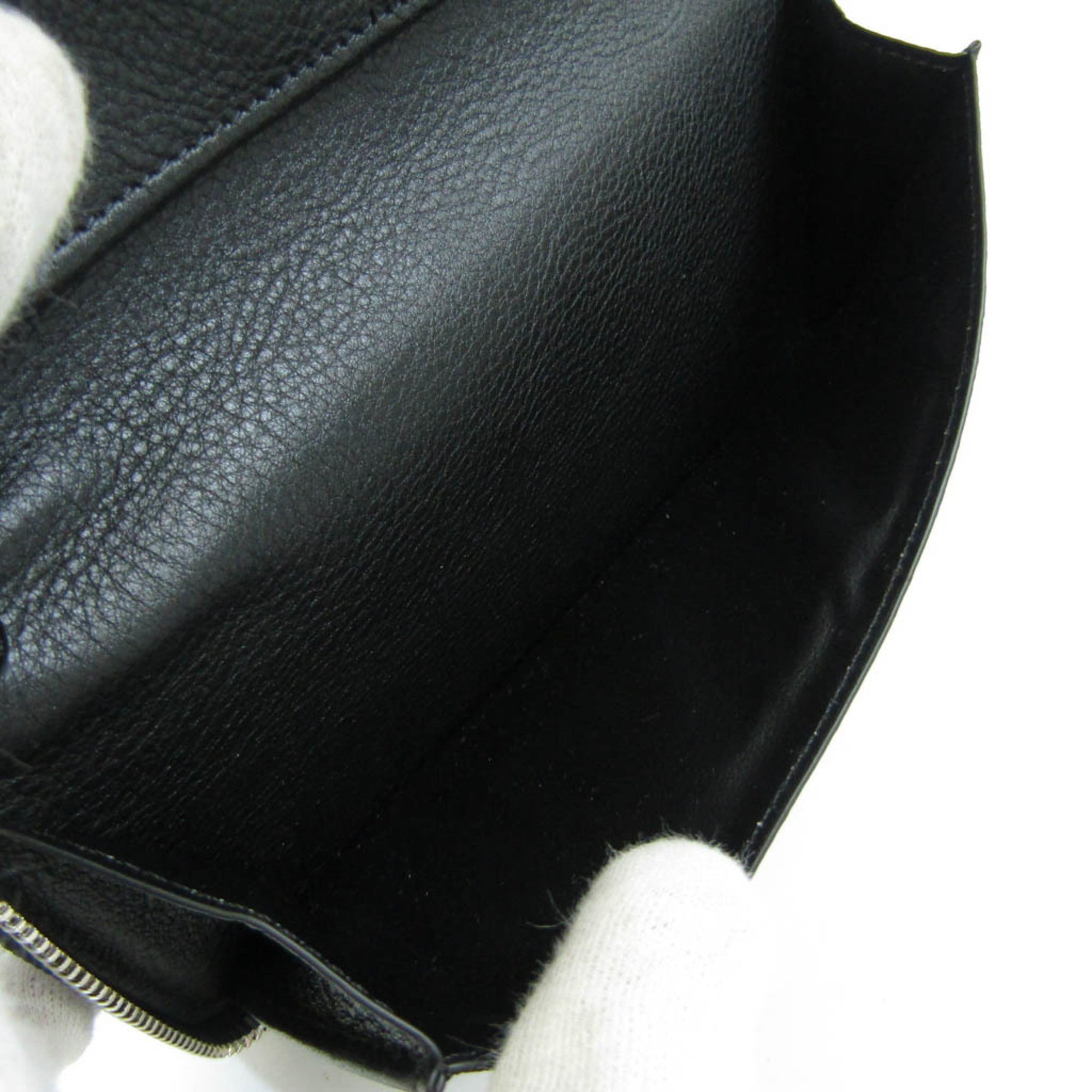 Louis Vuitton Black Leather Zippy Wallet Vertical wallet accessories