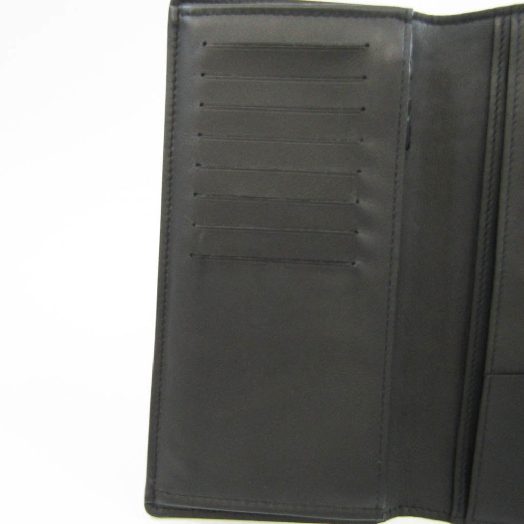 Louis Vuitton Black Canvas Portefeuille Brazza wallet accessories