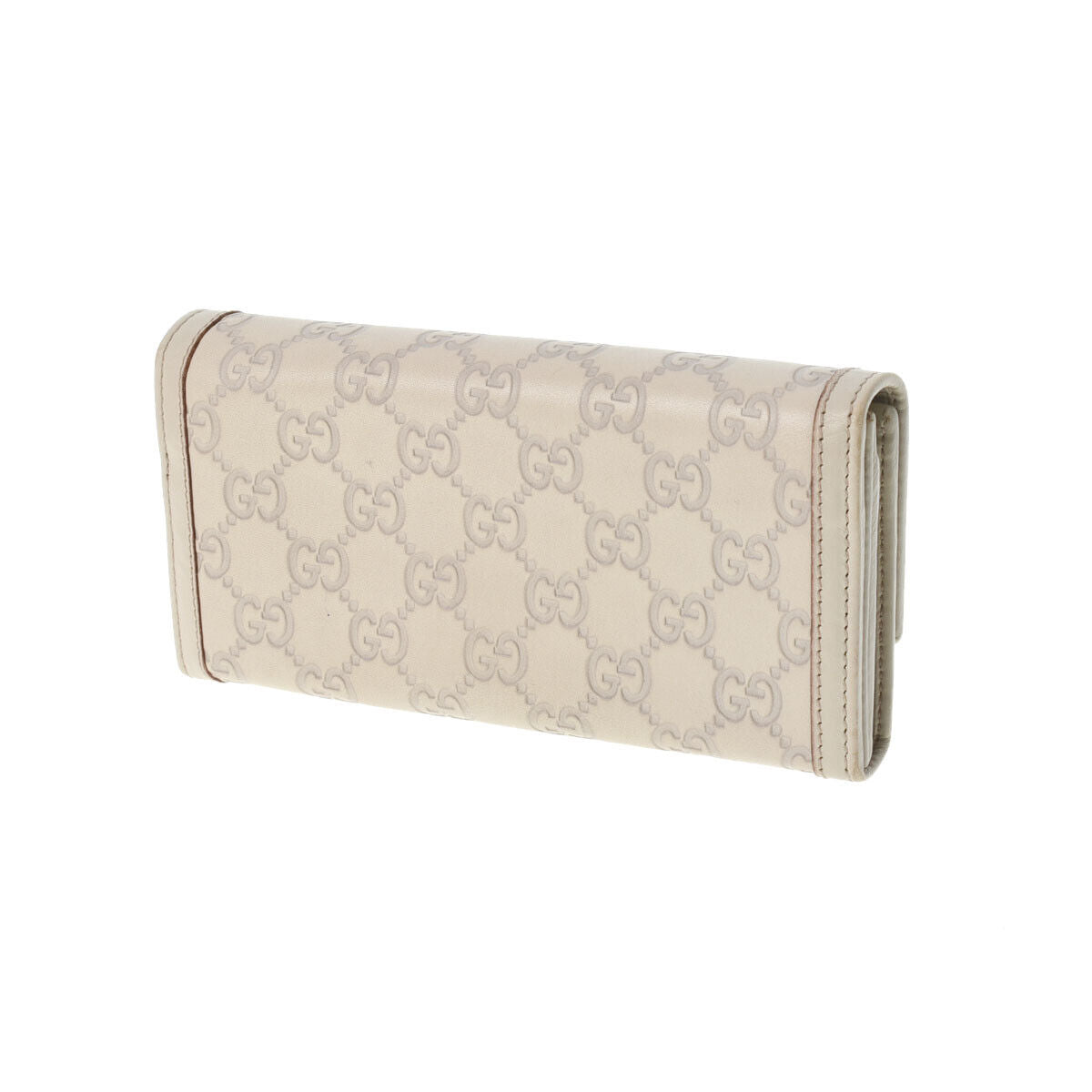 Gucci cream Leather Shima line wallet accessories