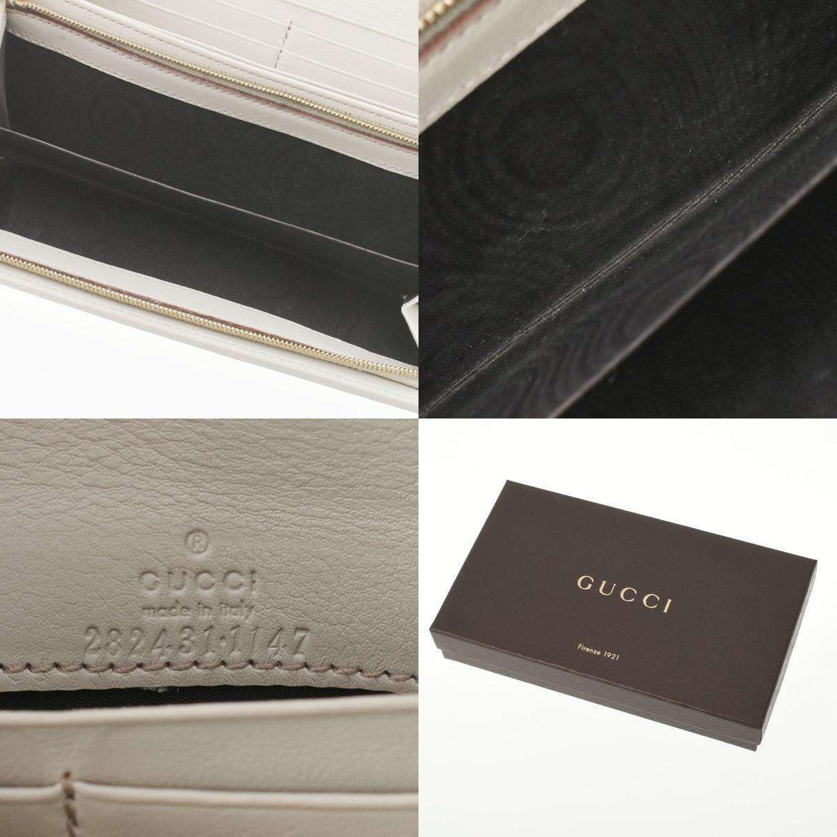 Gucci cream Leather Shima line wallet accessories