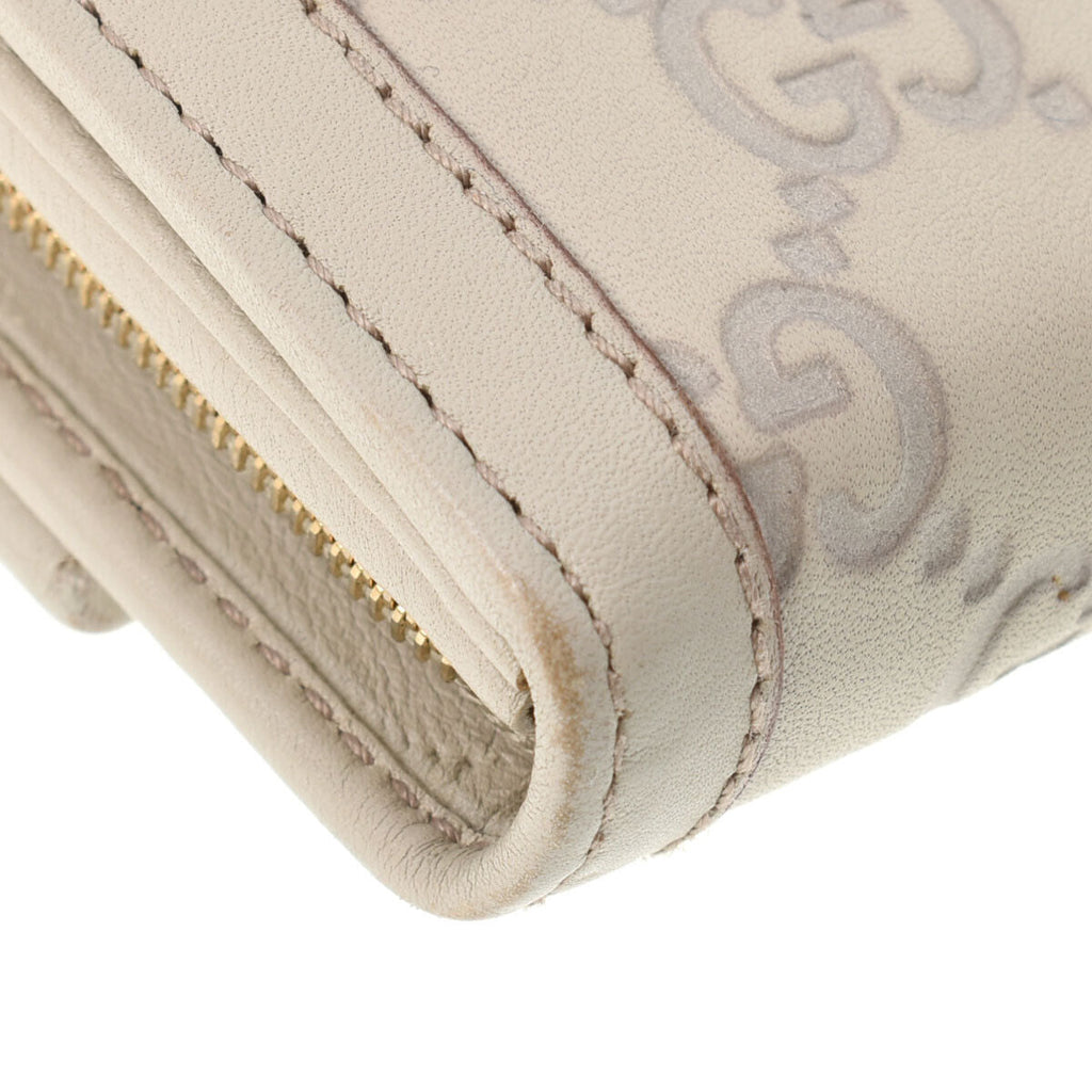 Gucci cream Leather Shima line wallet accessories