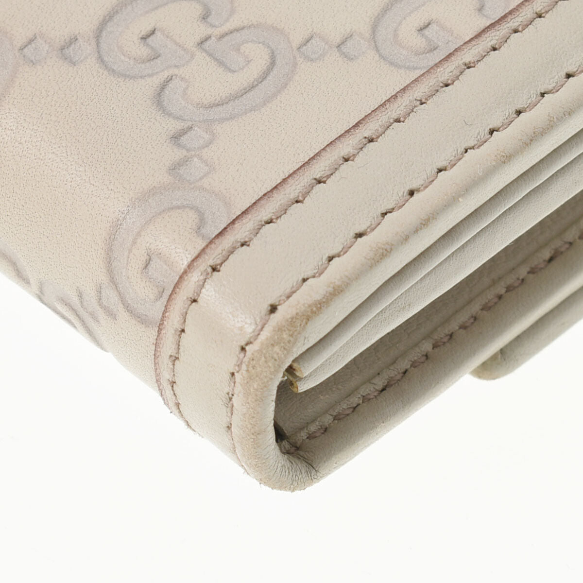 Gucci cream Leather Shima line wallet accessories