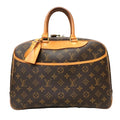 Louis Vuitton Brown Canvas Deauville handbag bag