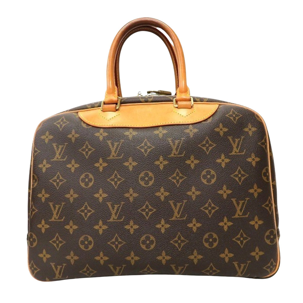 Louis Vuitton Brown Canvas Deauville handbag bag