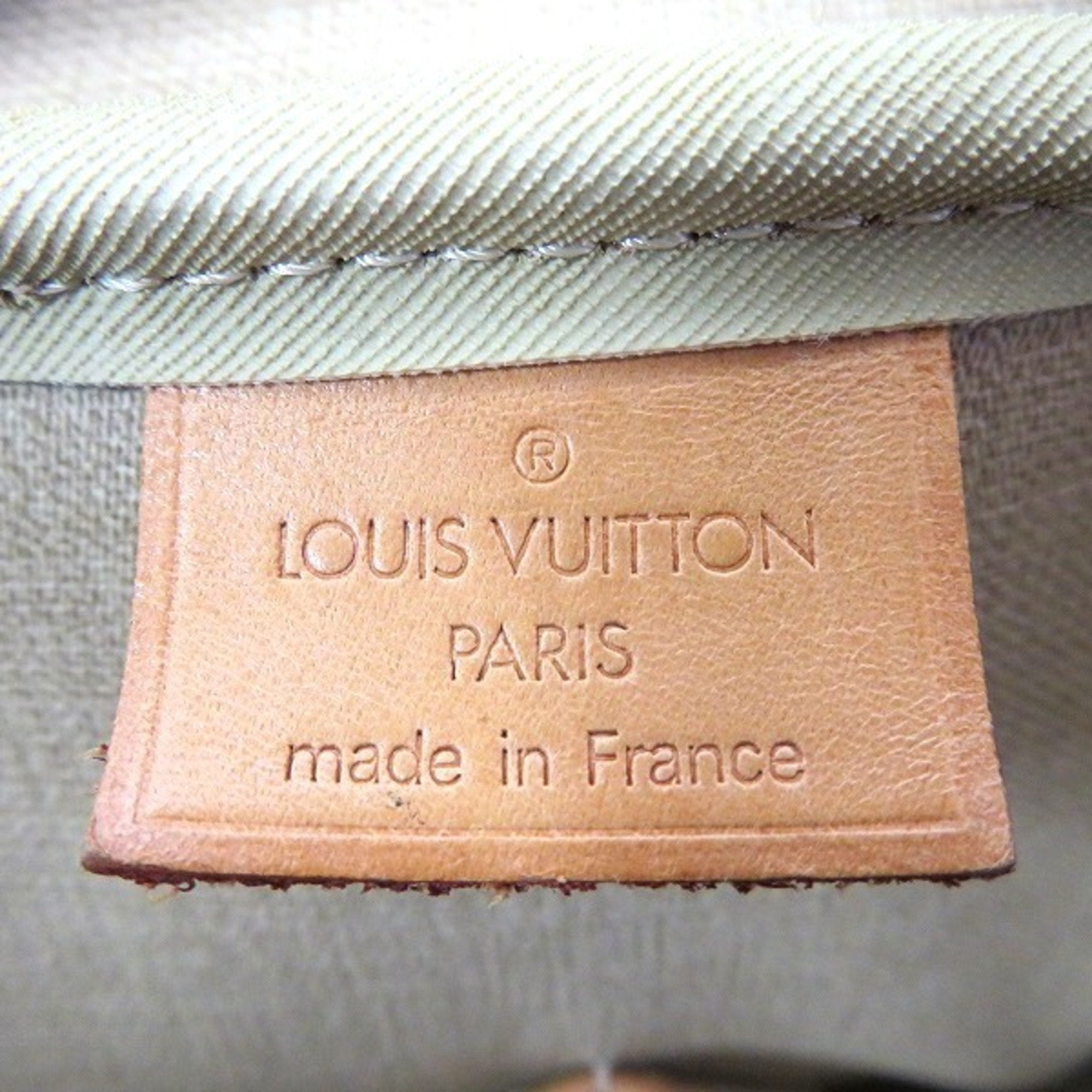 Louis Vuitton Brown Canvas Deauville handbag bag