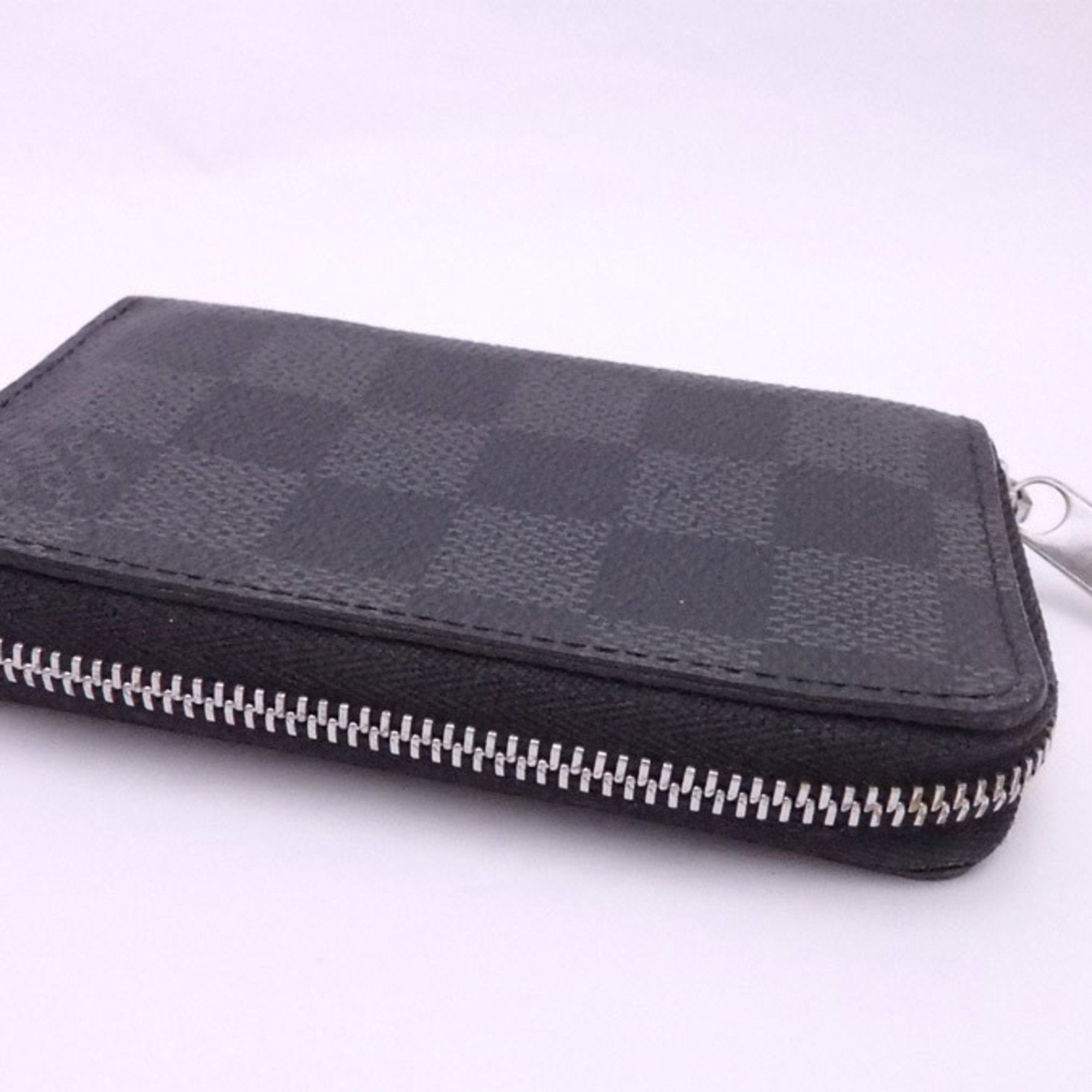 Louis Vuitton Black Canvas Porte monnaie Zippy wallet accessories