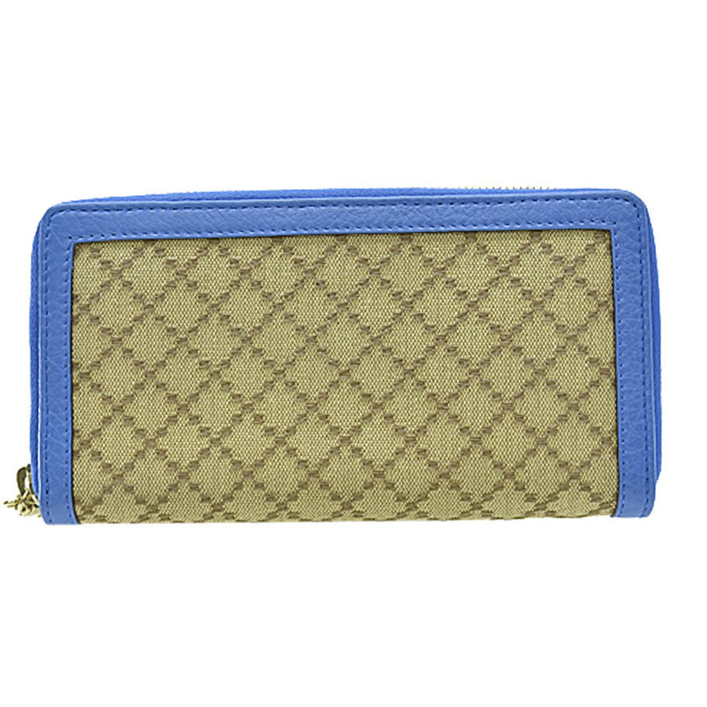 Gucci Bicolor Canvas Bamboo wallet accessories