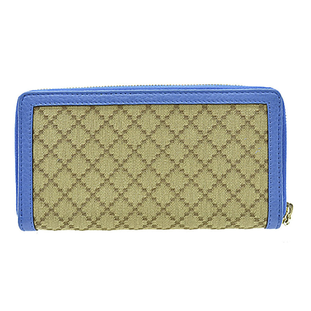 Gucci Bicolor Canvas Bamboo wallet accessories