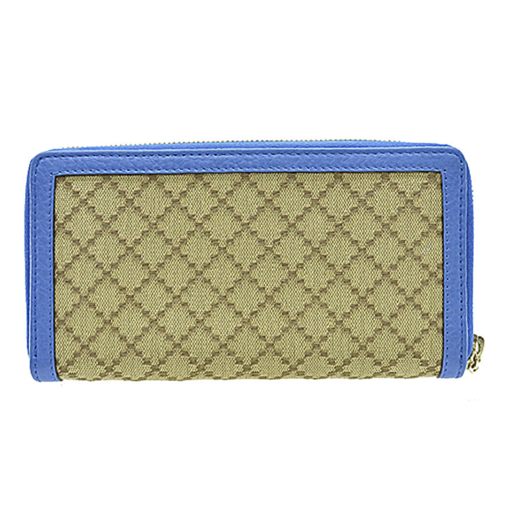 Gucci Bicolor Canvas Bamboo wallet accessories