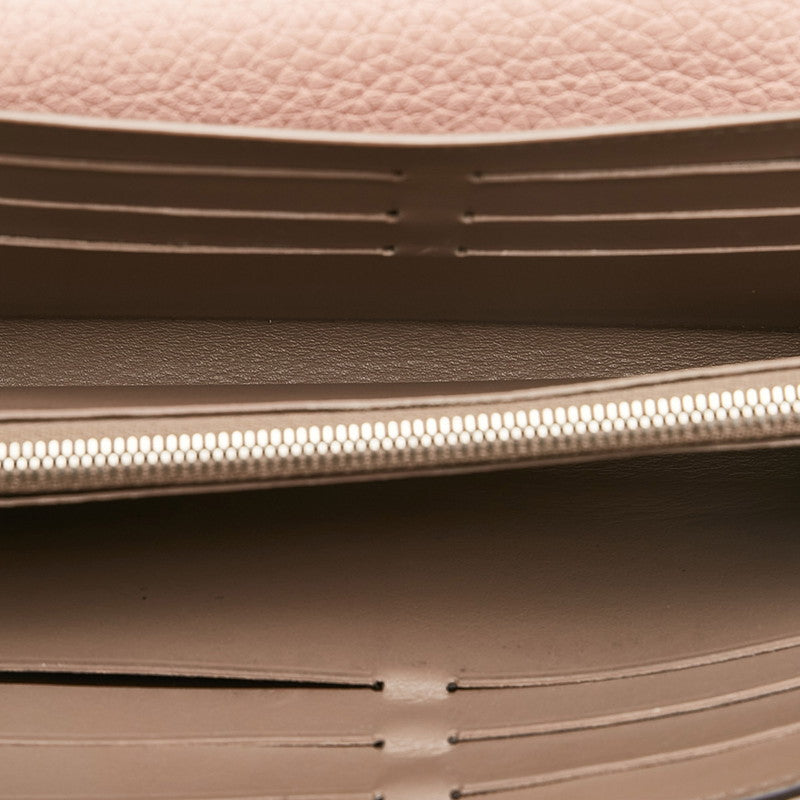 Louis Vuitton Portfolio Capsine Long Wallet M61250 Magnolia Pink Leather  Louis Vuitton