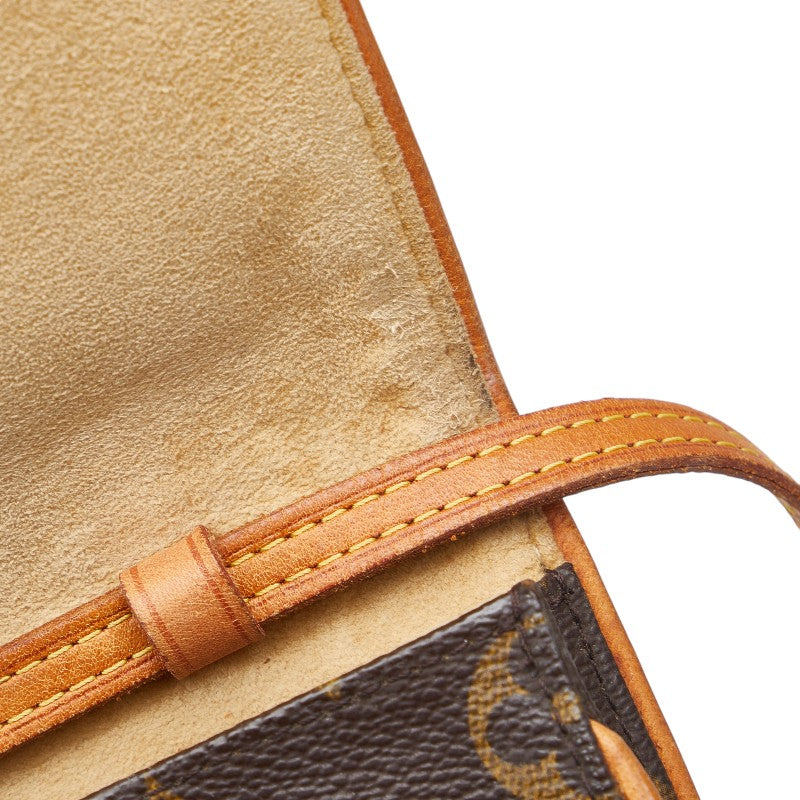 Louis Vuitton Monogram  Twin GM Sliding Shoulder Bag M51852 Brown PVC Leather  Louis Vuitton