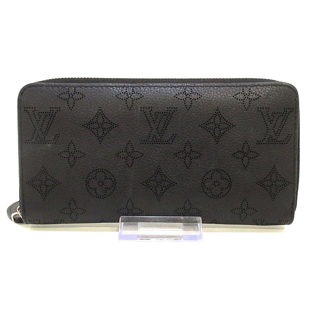 Louis Vuitton Black Leather Portefeuille zippy wallet accessories