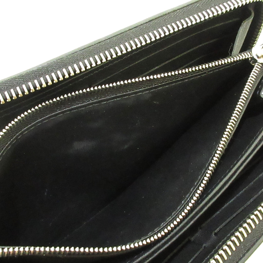 Louis Vuitton Black Leather Portefeuille zippy wallet accessories