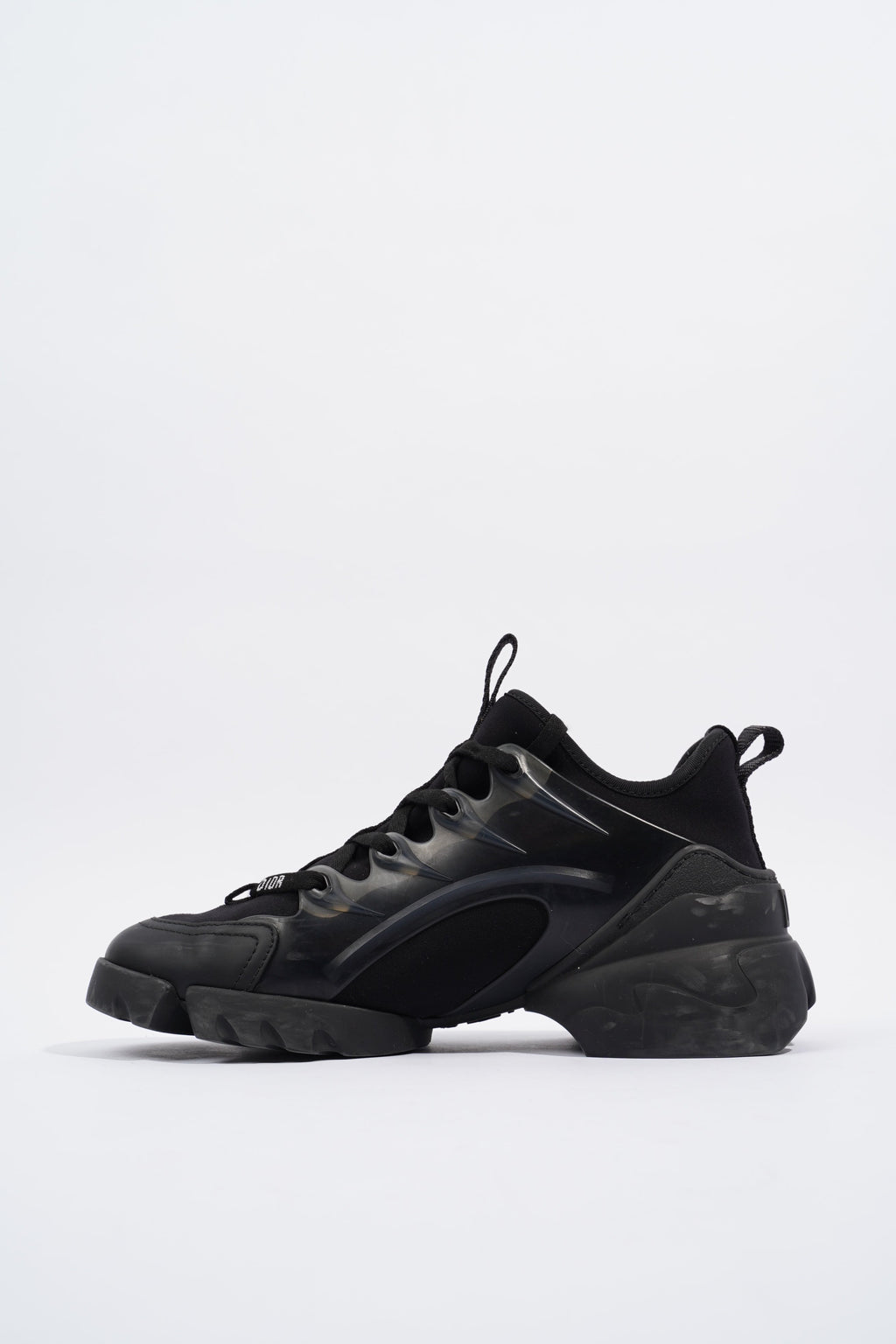 Christian Dior D-Connect Black Fabric EU 36.5 UK 3.5