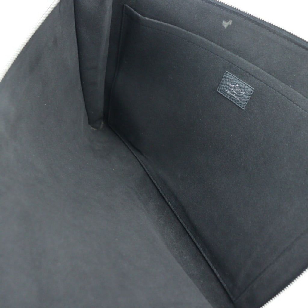 Louis Vuitton Black Leather Pochette Jour wallet accessories