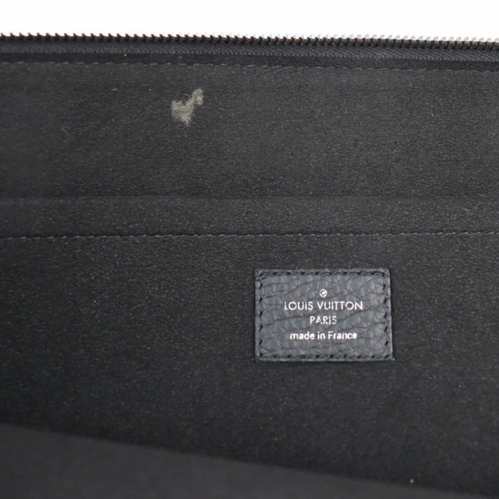 Louis Vuitton Black Leather Pochette Jour wallet accessories