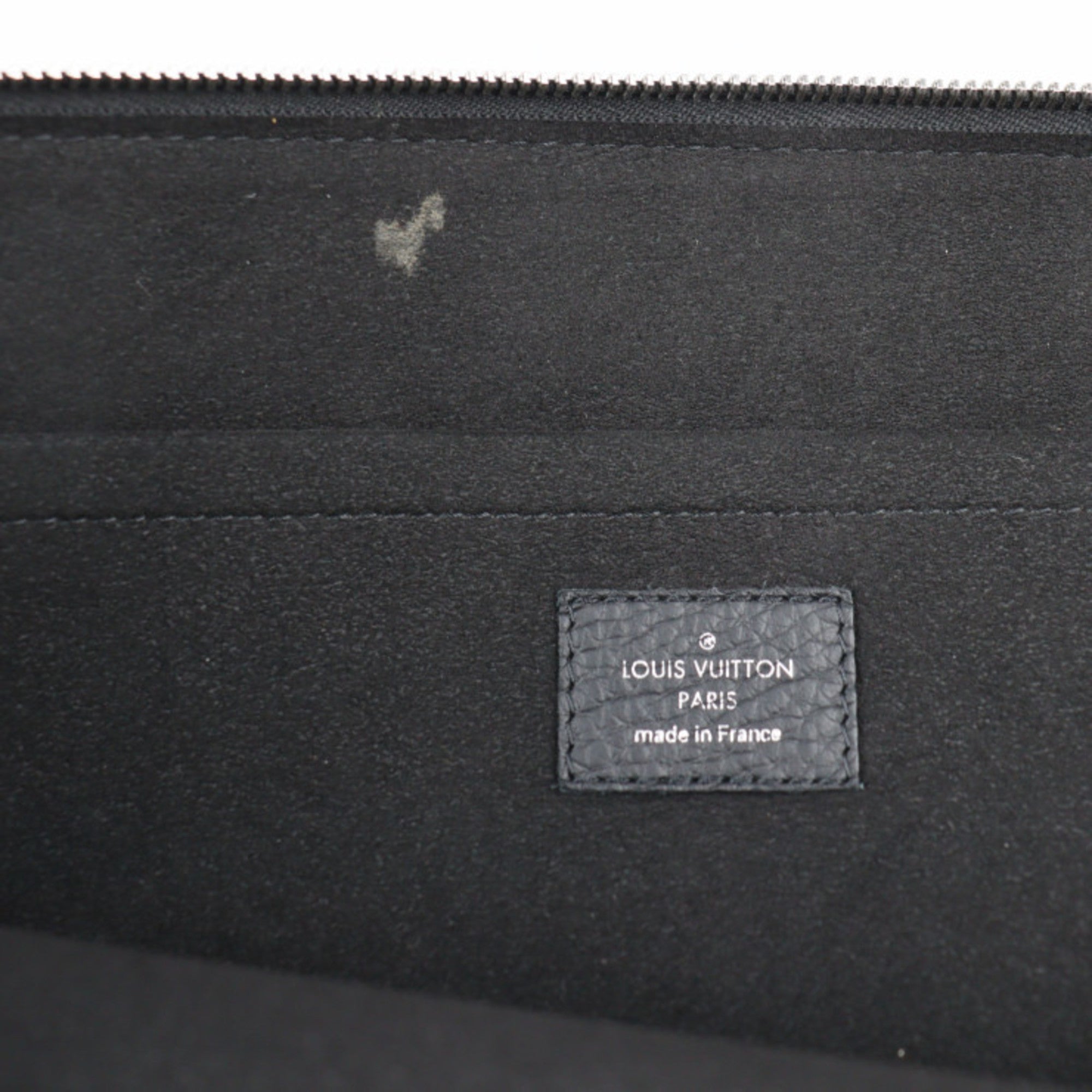 Louis Vuitton Black Leather Pochette Jour wallet accessories