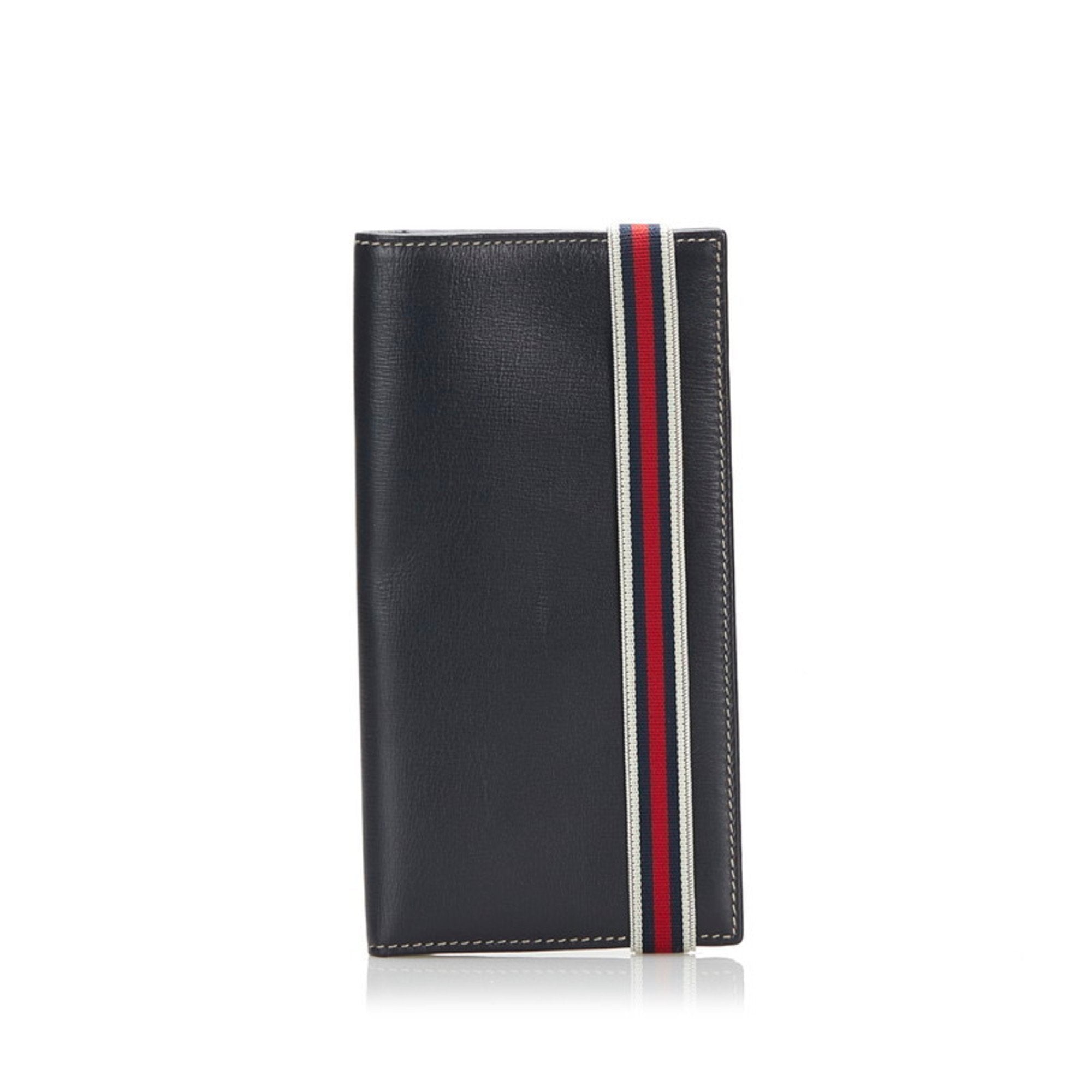 Gucci Black Leather Animalier wallet accessories
