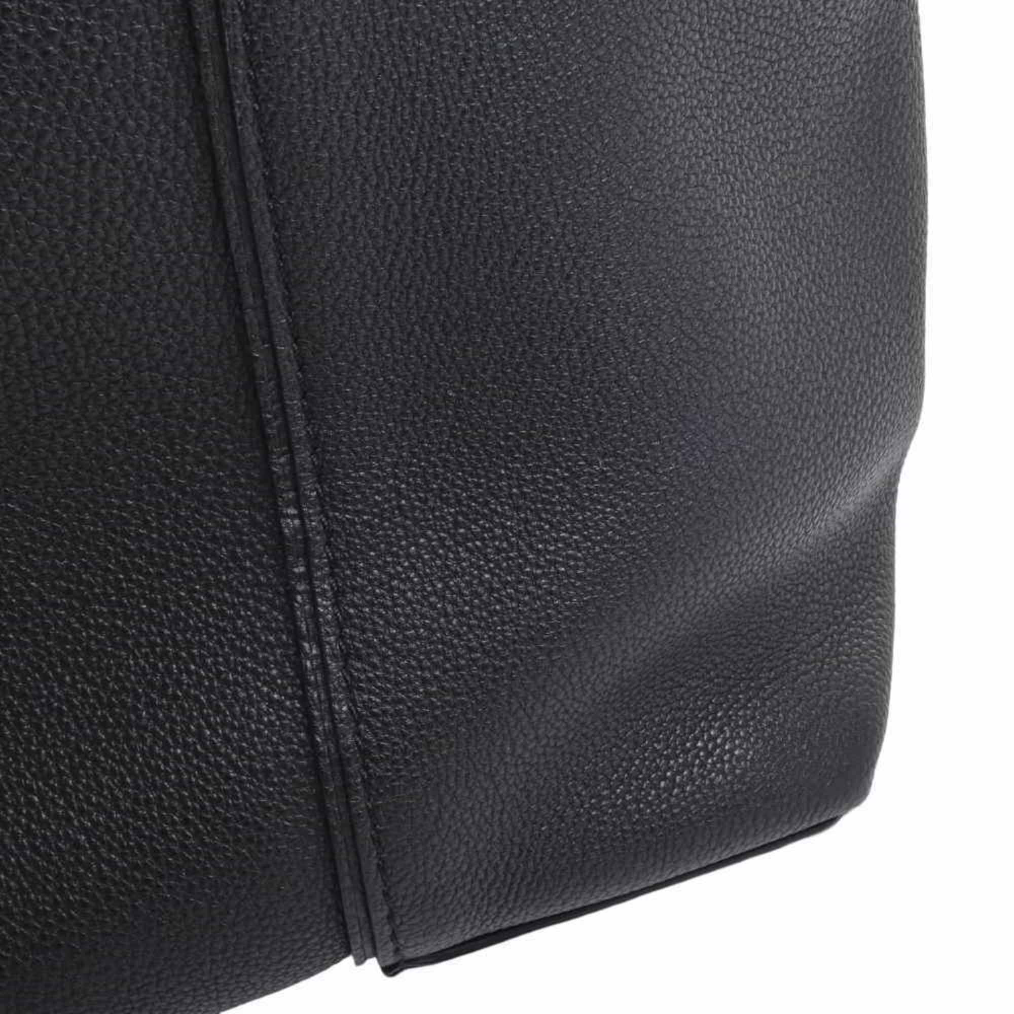 Louis Vuitton Black Leather Lockit handbag bag