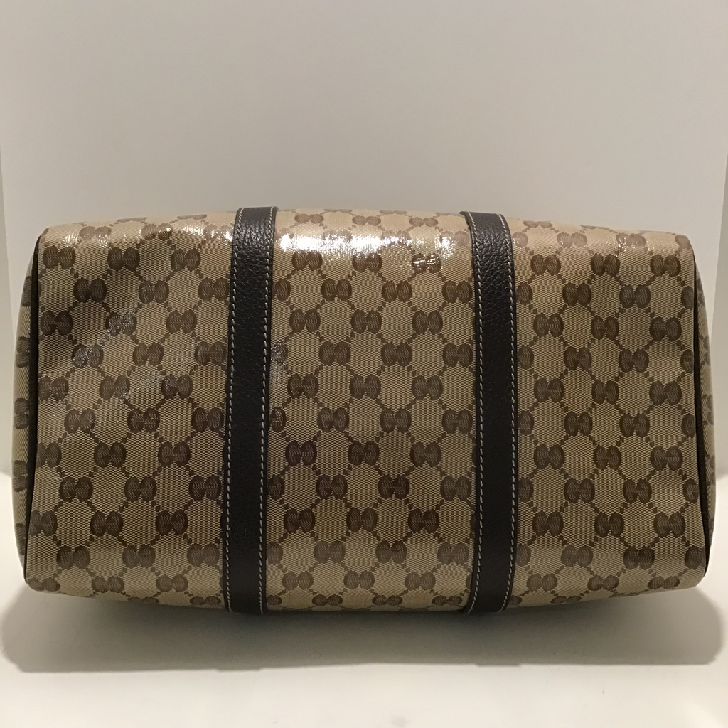 Gucci Boston Patent Leather Bowling Bag
