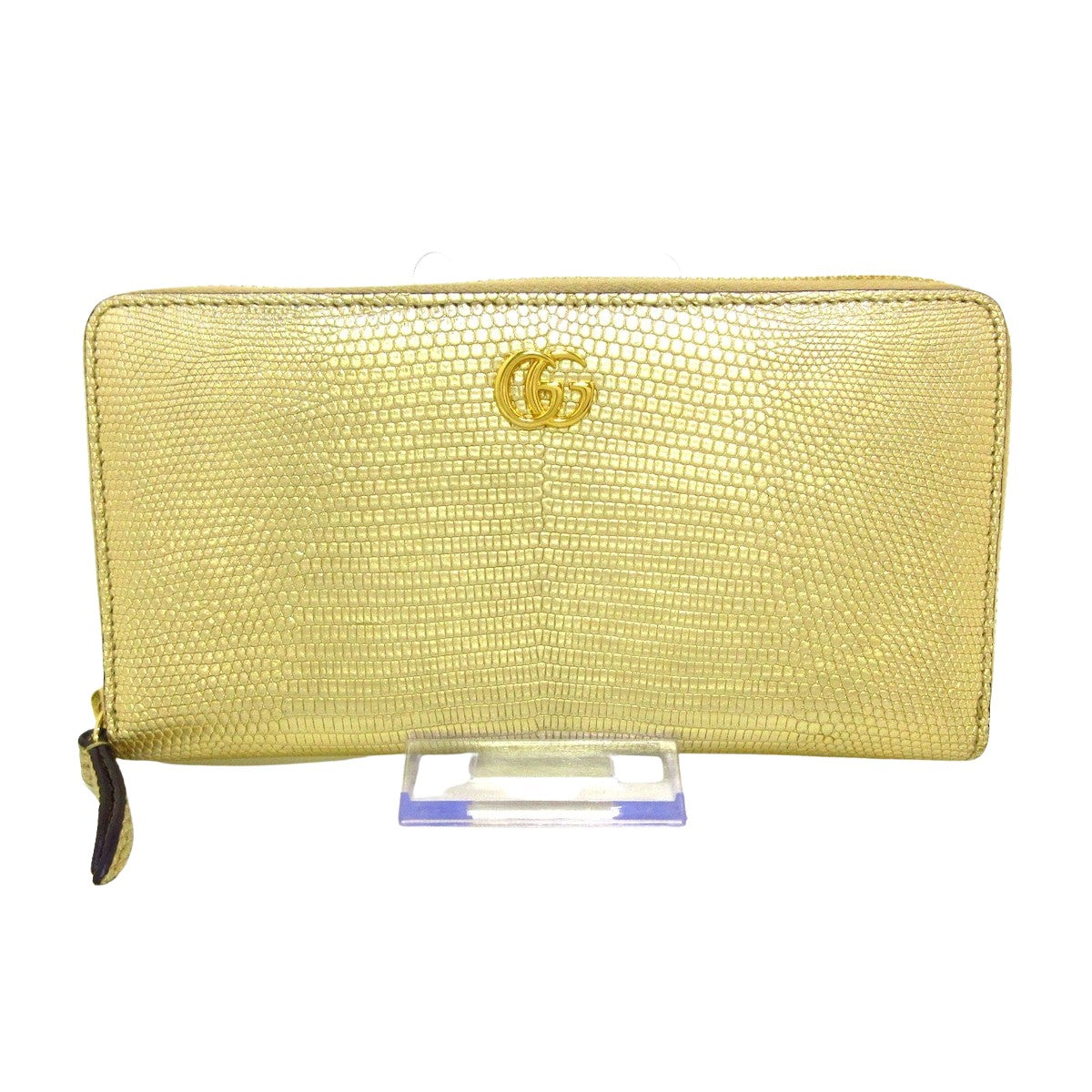 Gucci Gold Leather GG Marmont wallet accessories
