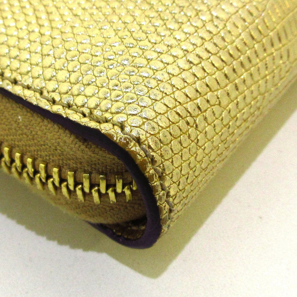 Gucci Gold Leather GG Marmont wallet accessories