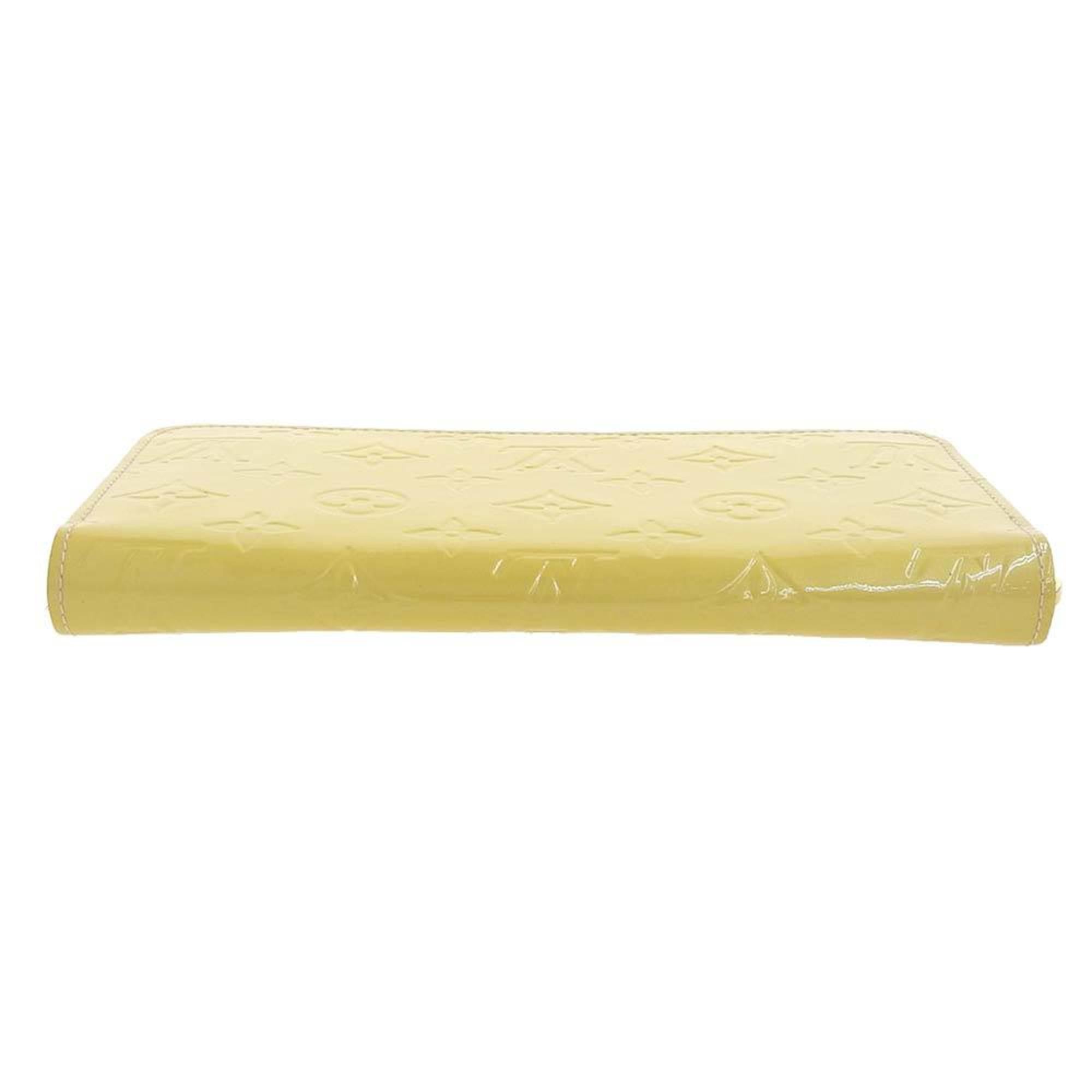 Louis Vuitton Yellow Patent leather Portefeuille zippy wallet accessories