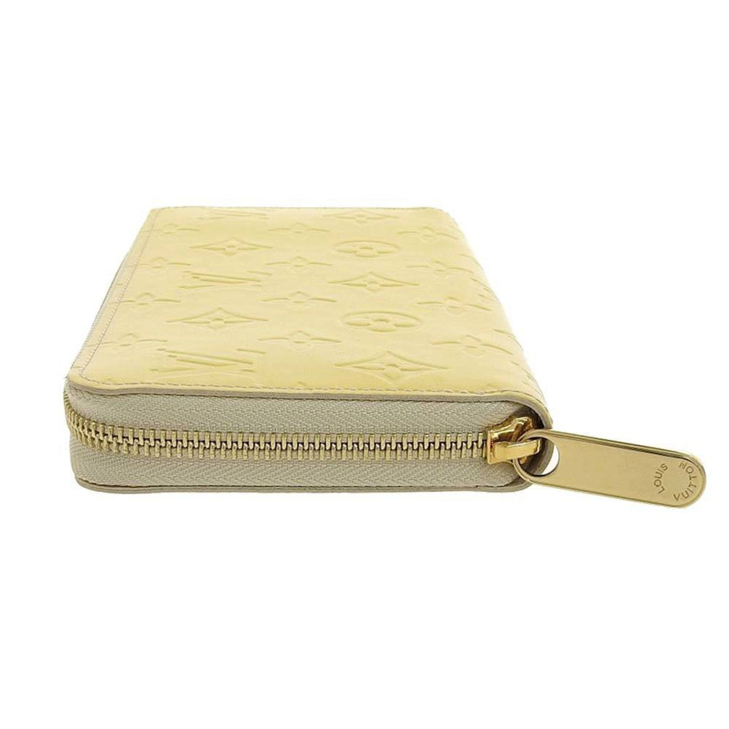 Louis Vuitton Yellow Patent leather Portefeuille zippy wallet accessories