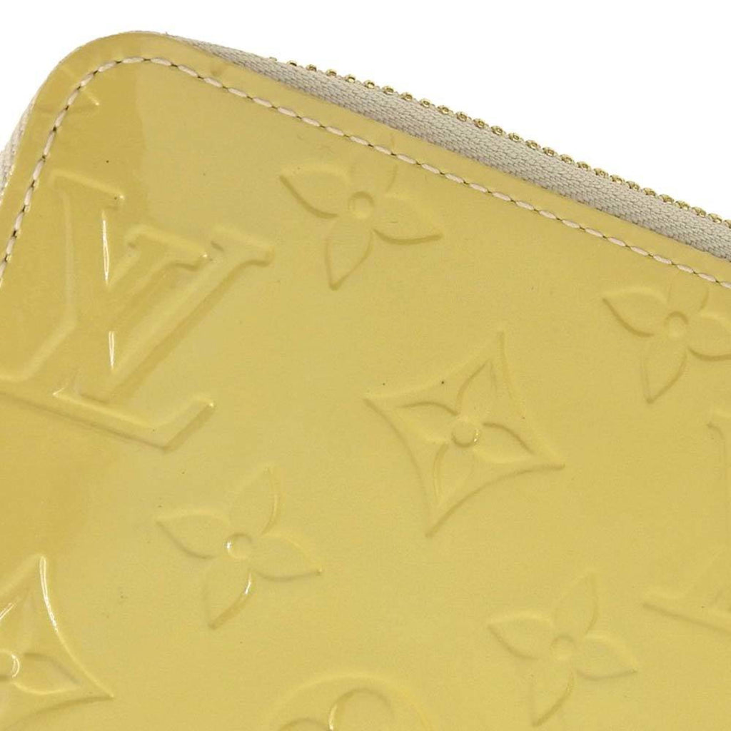 Louis Vuitton Yellow Patent leather Portefeuille zippy wallet accessories