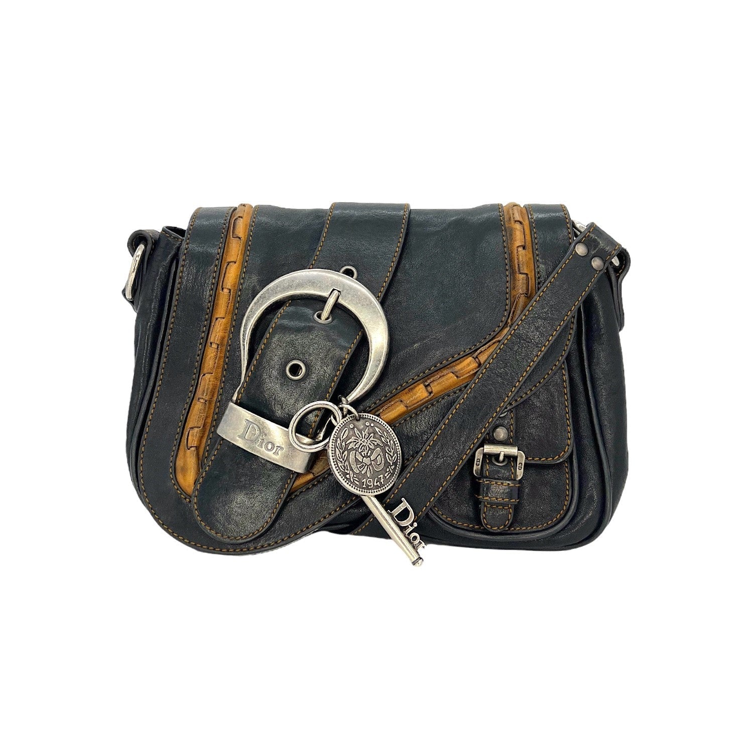 Christian Dior Medium Gaucho Crossbody Saddle Bag