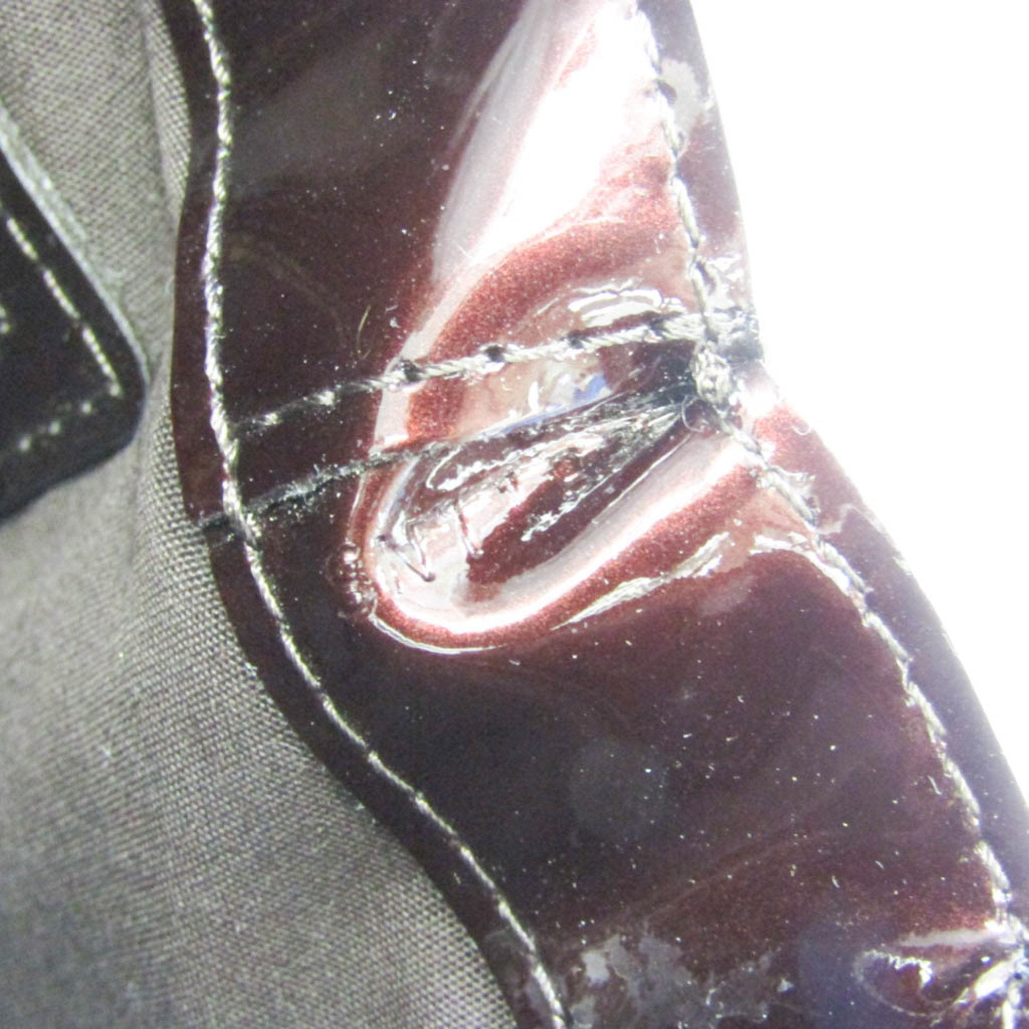 Louis Vuitton Brown Patent leather Wilshire handbag bag