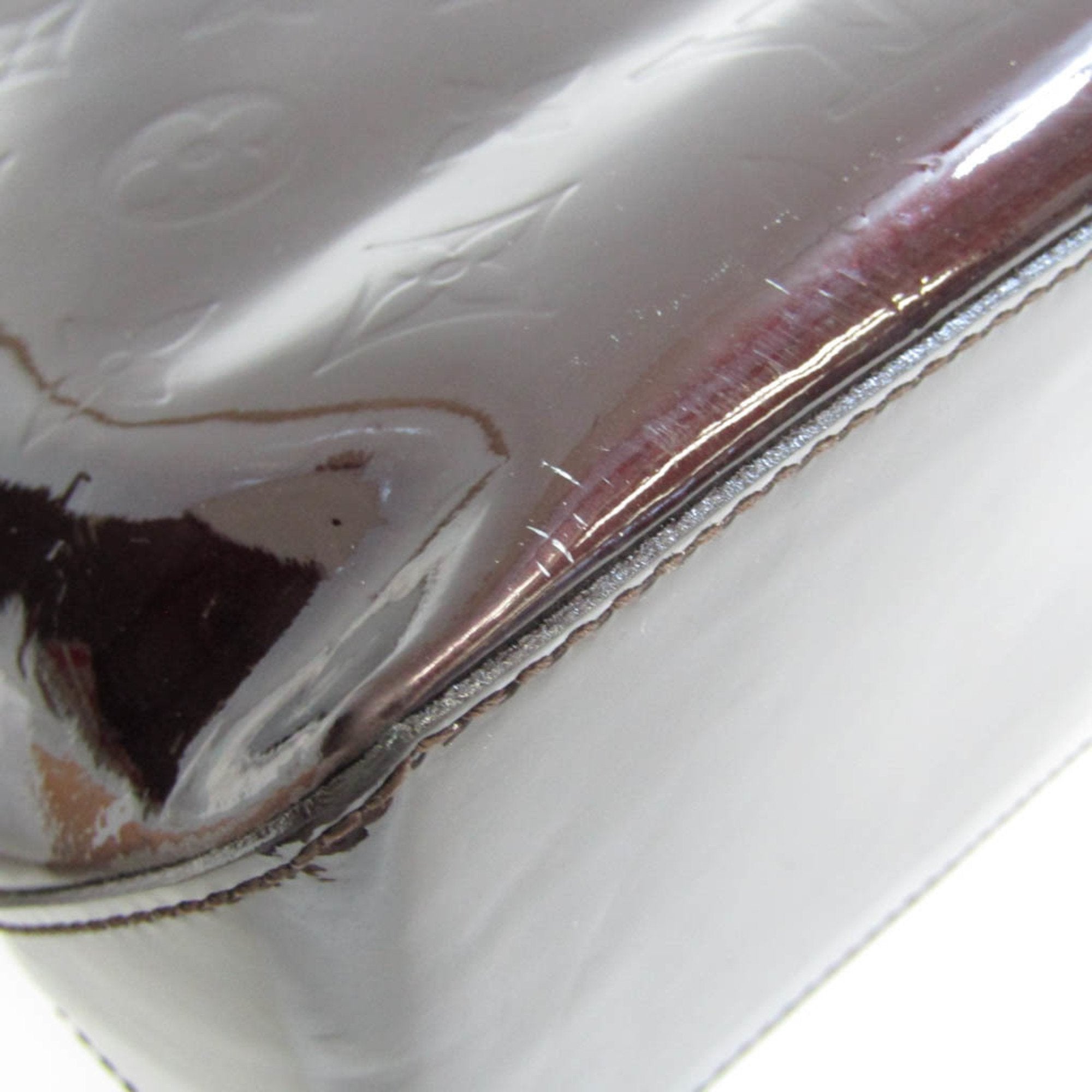 Louis Vuitton Brown Patent leather Wilshire handbag bag