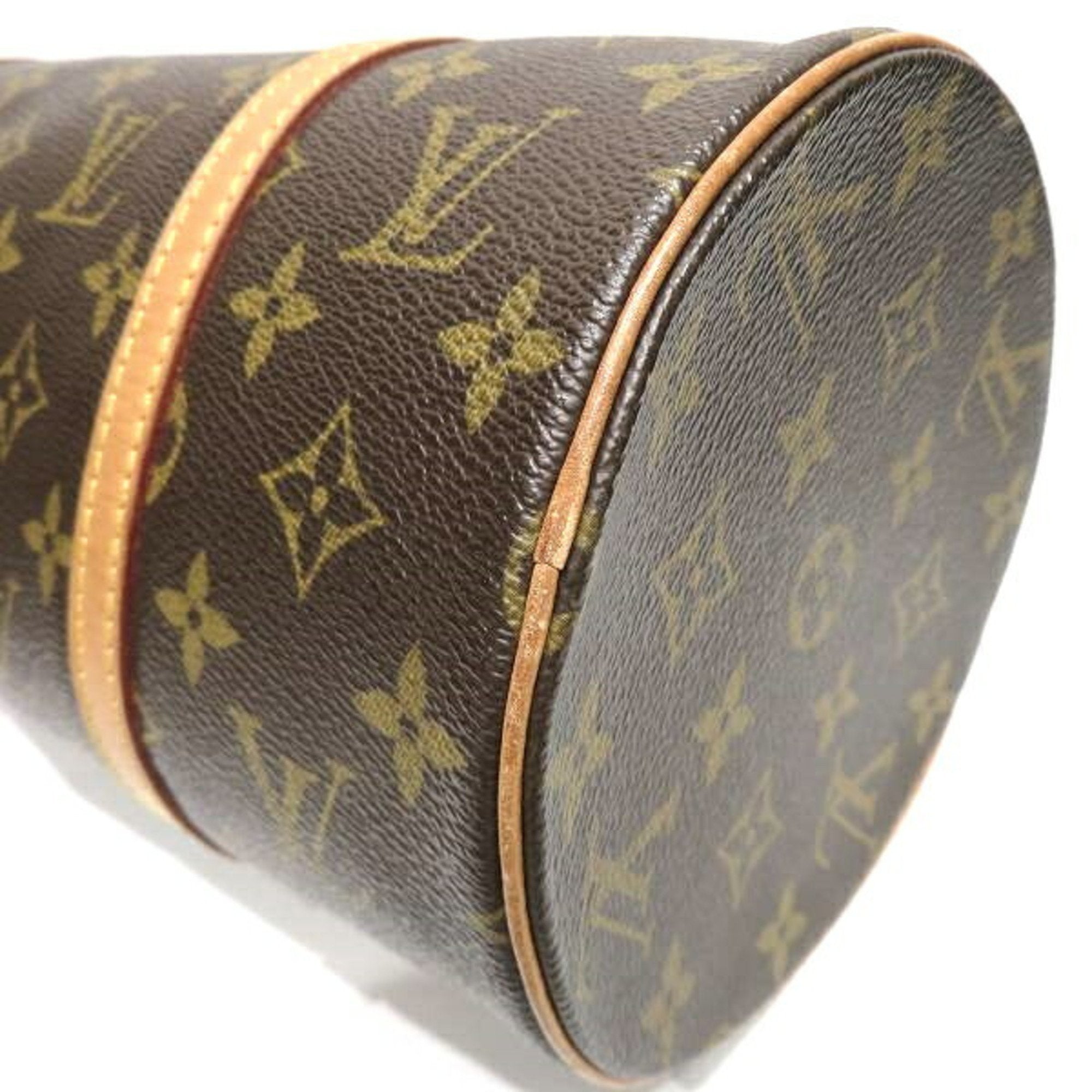 Louis Vuitton Brown Canvas Papillon 30 handbag bag