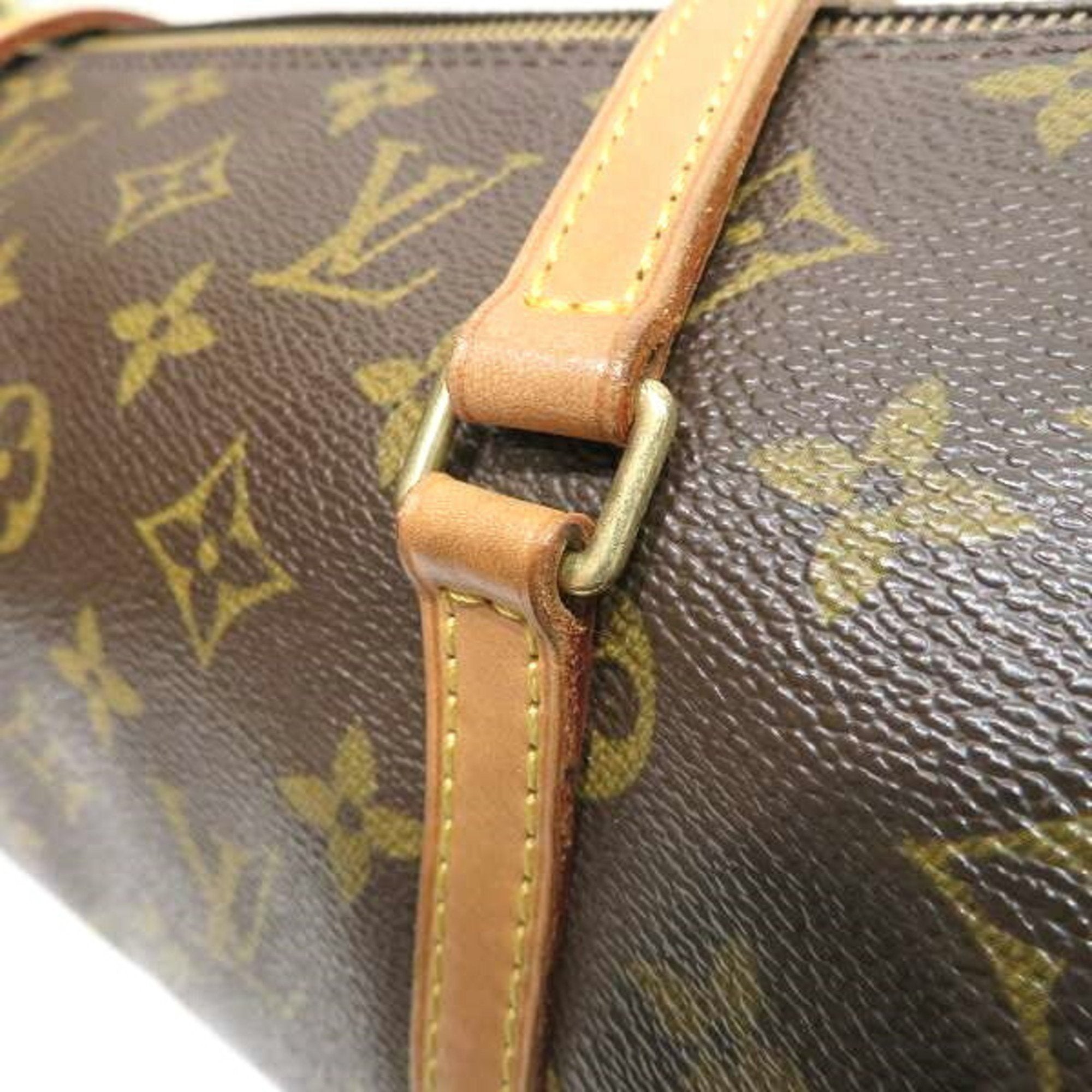 Louis Vuitton Brown Canvas Papillon 30 handbag bag