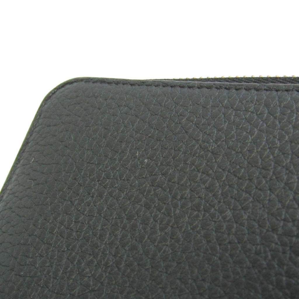 Louis Vuitton Black Leather Portefeuille com√®te wallet accessories