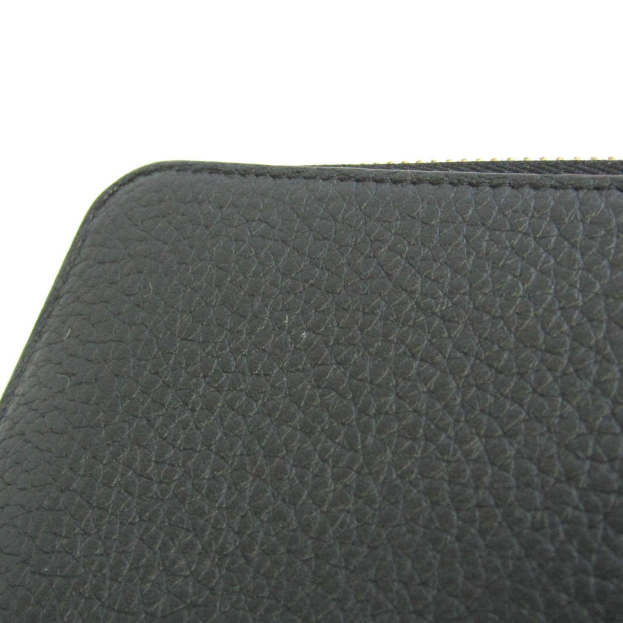 Louis Vuitton Black Leather Portefeuille com√®te wallet accessories