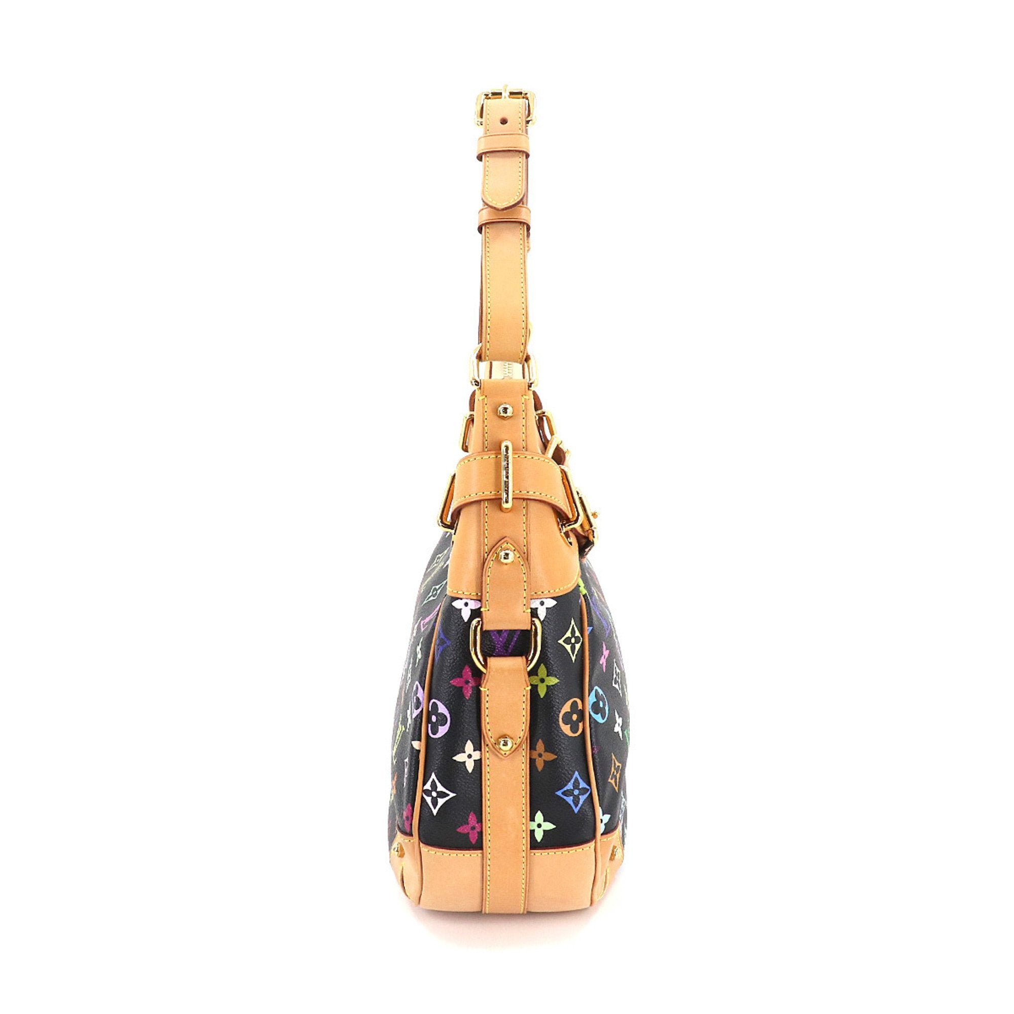 Louis Vuitton Black Canvas Greta shoulder bag