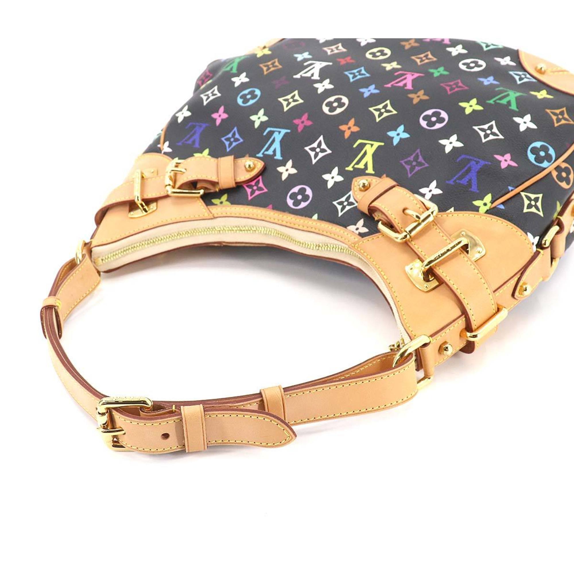 Louis Vuitton Black Canvas Greta shoulder bag