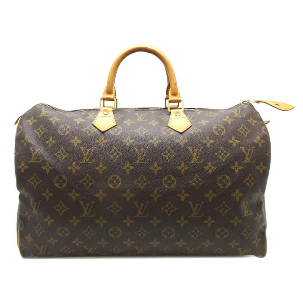 Louis Vuitton Brown Canvas Speedy 40 travel bag