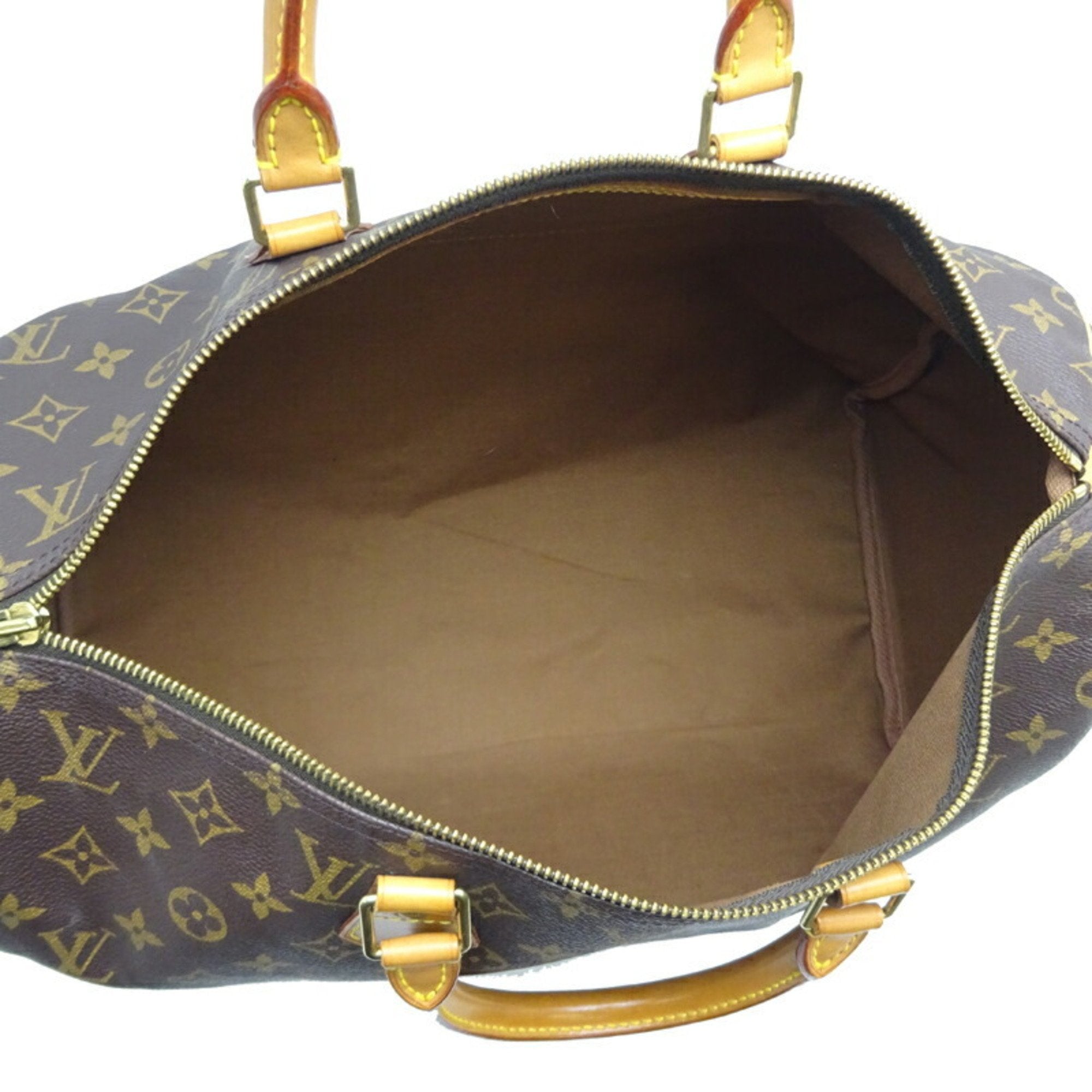 Louis Vuitton Brown Canvas Speedy 40 travel bag