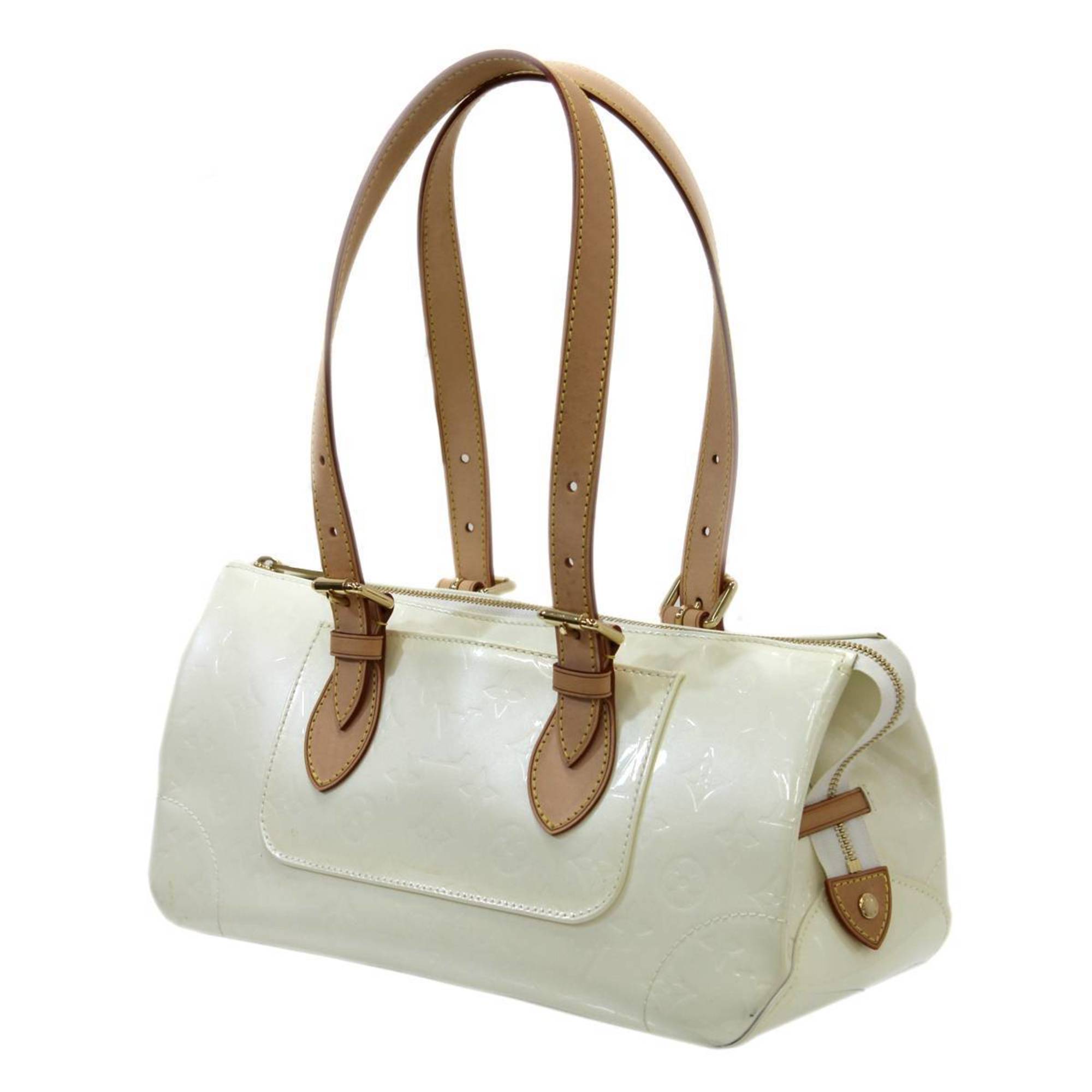 Louis Vuitton White Patent leather Rosewood shoulder bag
